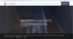 Desktop Screenshot of hotel-moderno.com